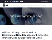 Tablet Screenshot of humanpotentialproject.com